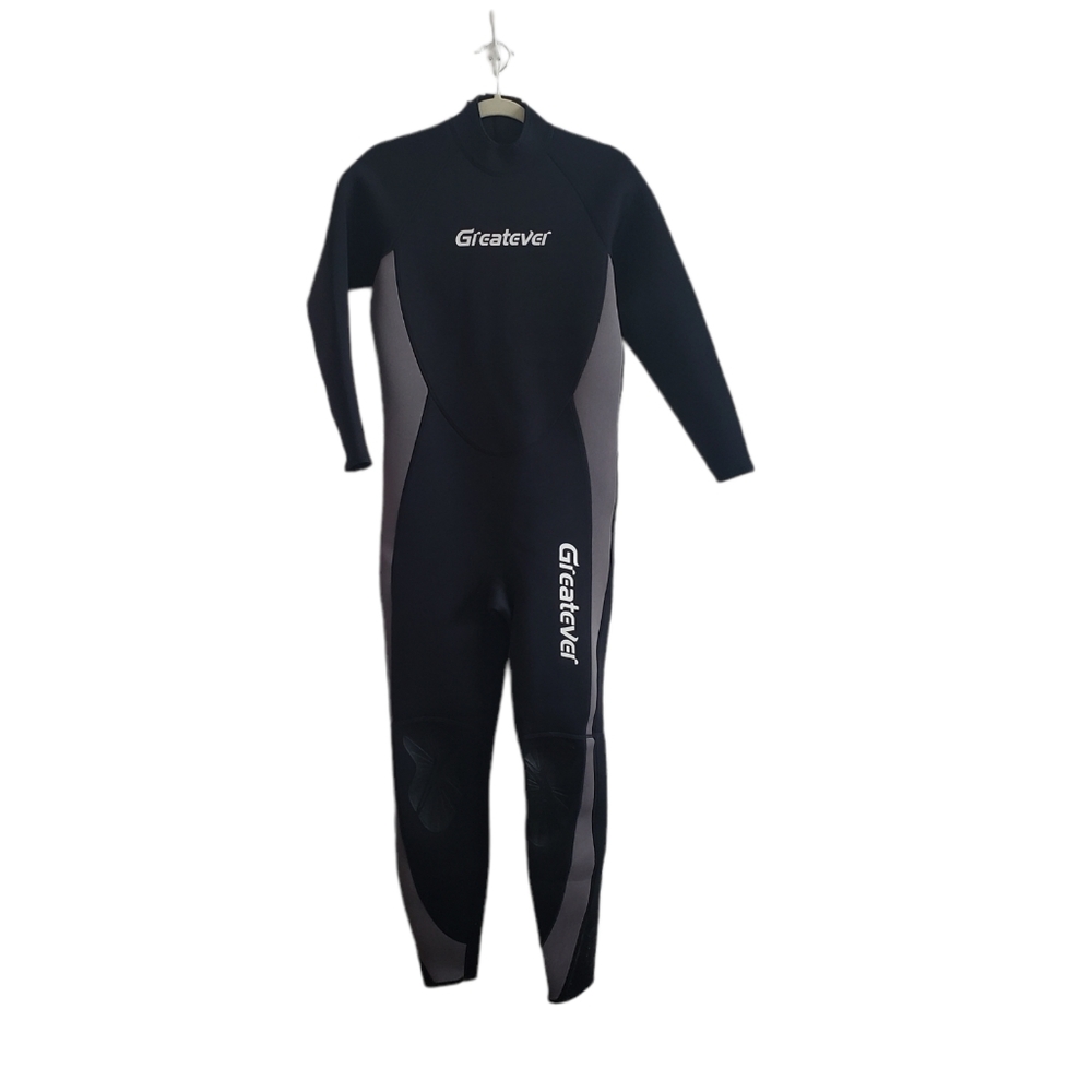 #NWT Greatever Men Zipper Black Gray Wetsuit#